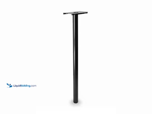 Lot 49-1569253 - Architectural Mailboxes Pacifica In-Ground Steel Mailbox Post Black, Model # 7516B-10, Slightly used...