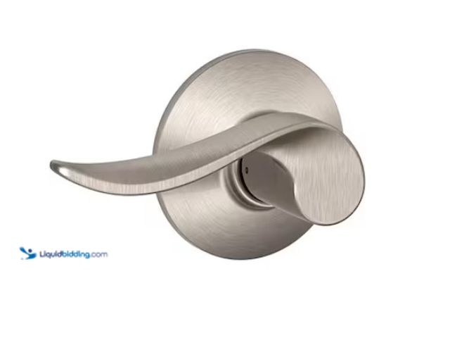 Lot 49-1567763 - Lot of (2) Schlage Sacramento Satin Nickel Passage Hall/Closet Door Lever Handle, Model # F10 V SAC ...