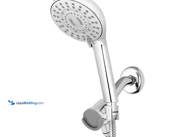 Lot 49-1576673 - Waterpik 8-Spray Wall Mount Magnet Assist Multi Height Handheld Shower Head 1.8 GPM in Chrome Model ...