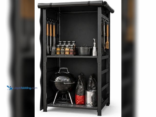 Lot 49-5556991 - Firewood Storage Station for Solo Stove Yukon Bonfire Ranger, 53 Inch | Powder-Coated Steel Frame Su...