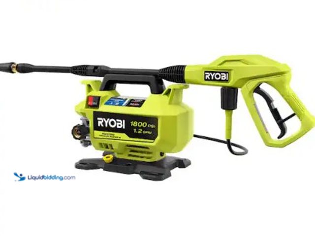 Lot 49-2022297 - RYOBI 1800 PSI 1.2 GPM Cold Water Corded Electric Pressure Washer, Model # RY141803, Unused.  Ref#AH...