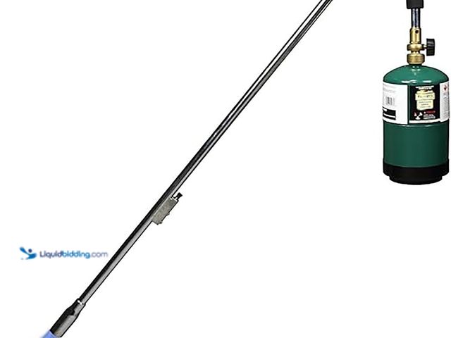 Lot 49-3513511 - KOMAN Weed Torch Propane Burner, 35" Long Arm, Self-Ignition,Fuel by 1LB /5-40LB Propane Tank, for R...