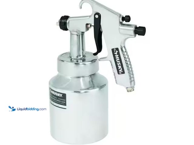 Lot 49-1579085 - Husky Siphon Feed General Purpose Spray Gun Model # H4920SSG, Unused, Has Attachments  Ref#HDSB0212