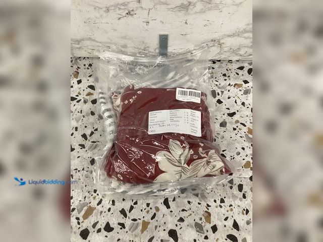 Lot 49-3523709 - CHICGAL Women's Boho Floral Strapless Sundress. Red and Beige Dress 2pk