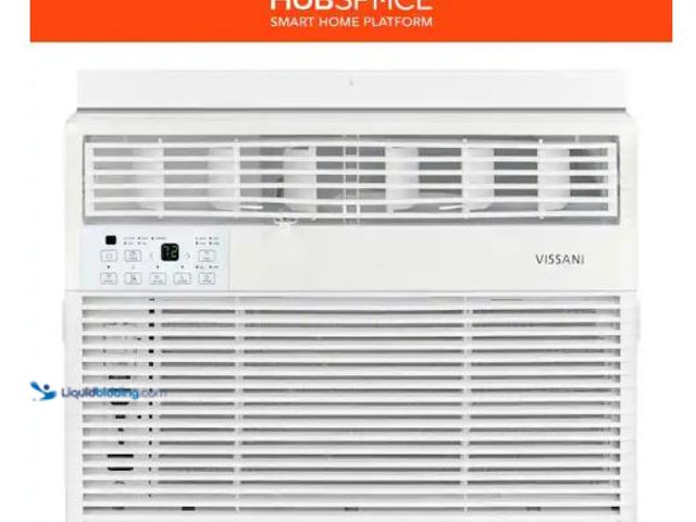 Lot 49-1630802 - Vissani 12,000 BTU 115-Volt Window Air Conditioner Cools 550 sq. ft. with Dehumidifier in White, Pow...