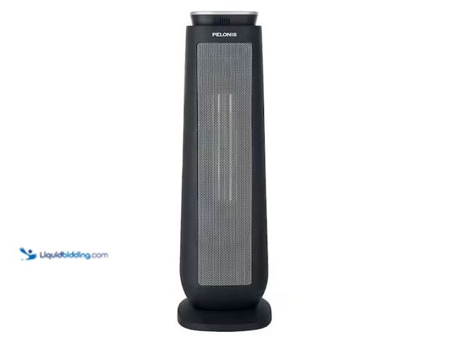 Lot 49-1569489 - Pelonis 1500-Watt 23 in. Digital Tower Indoor Ceramic Heater Quiet Operation w/ Safety Overheat Prot...