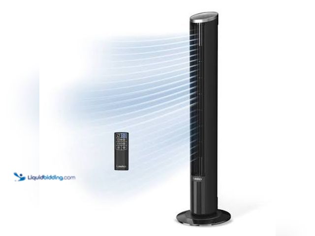 Lot 49-5559509 - Lasko 42” Oscillating 12-Speed DC Tower Fan with Remote. Used
