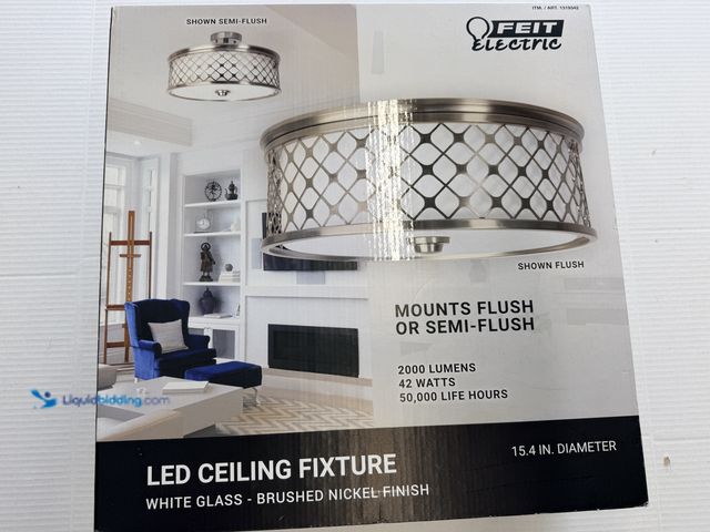 Lot 49-1807065 - Feit Electric
LED Ceiling Fixture
Brand New / Never Used
