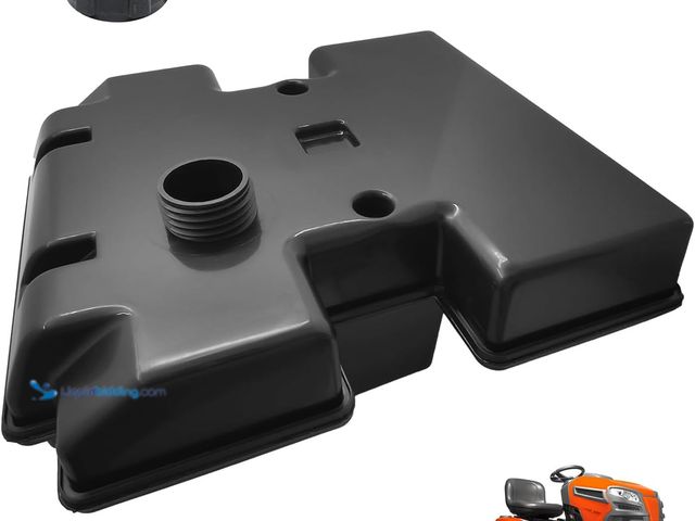 Lot 49-5553070 - 3.5 Gallon Lawn Mower Yard Garden Tractor Gas Fuel Tank with Fuel Tank Caps Replace for Husqvarna Cr...