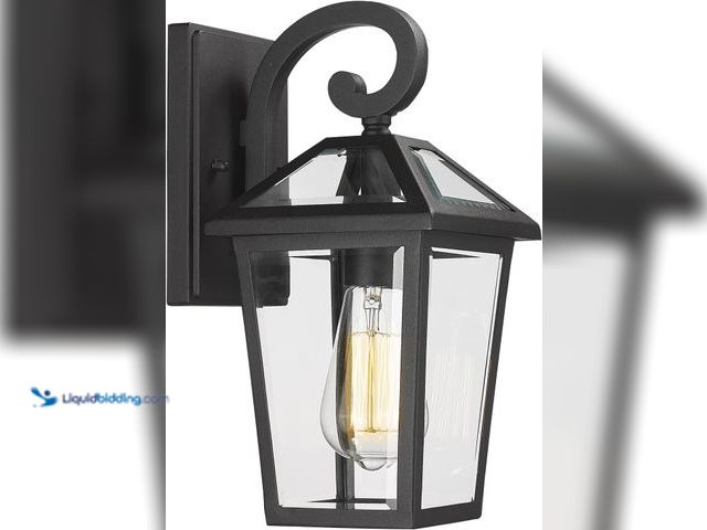 Lot 49-5416570 - Outdoor Light Fixtures Wall Mount, Waterproof Exterior Wall Lanterns with Glass, Outside Wall Sconce...