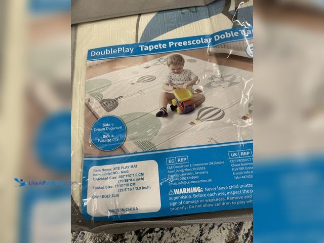 Lot 49-5546552 - FLAGAV 79x59inch Play Mat for Baby - Extra Large, Non-Toxic, Waterproof Playmat for Indoor and Outdo...