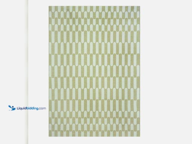 Lot 49-5551806 - Beautiful by Drew Barrymore BE5701904616077 7' x 10' Tiled Stripes Outdoor Rug, Unused
