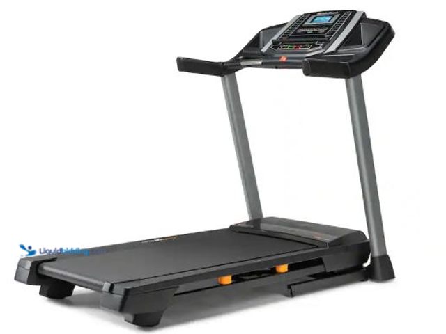 Lot 49-5486888 - NordicTrack - T 6.5 S; Treadmill for Running and Walking with 5” Display and SpaceSaver Design - Bla...