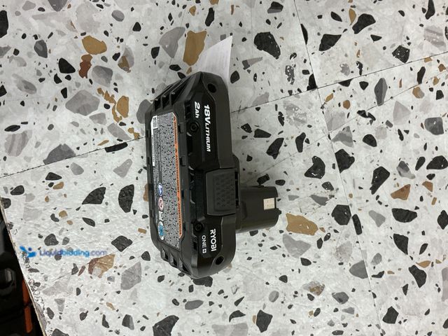 Lot 49-5459794 - RYOBI ONE+ 18V 2.0 Ah Lithium-Ion Battery. Model # PBP006. Used slightly.