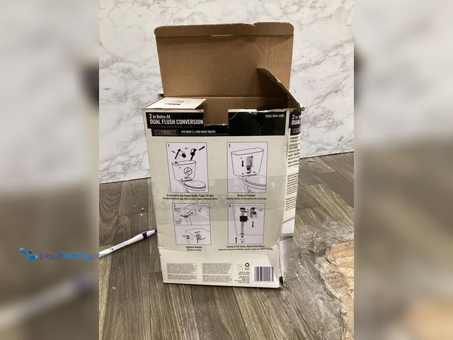 Lot 49-5407543 - Everbilt 2 in. Dual Flush Toilet Conversion Kit. Model # 220421+222618. Slightly Used, missing some ...