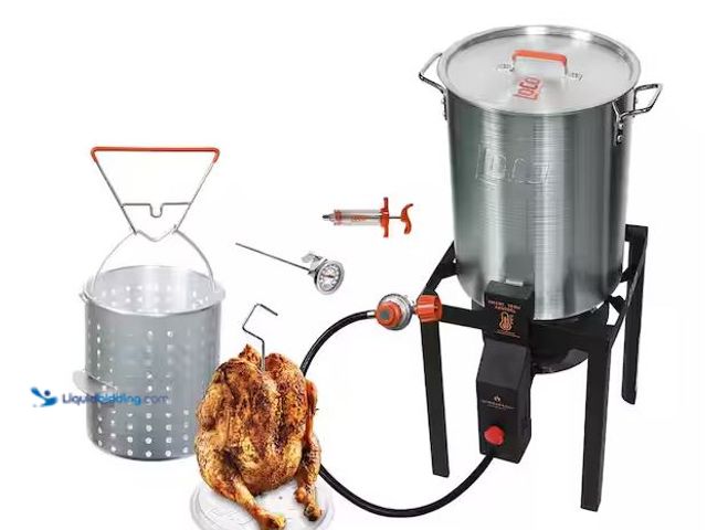 Lot 49-3539092 - LOCO
30 qt. Sure Spark Turkey Fryer Internet # 317268666
Model # LCTFKESB30CAP1
Store SKU # 10064...