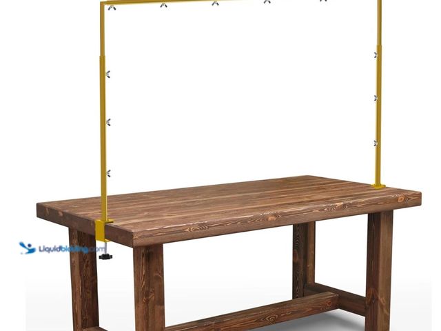 Lot 49-3431861 - Over The Table Rod Stand with Clamps - Adjustable Table Arch Stand, Metal Table Rod for Wedding, Bir...