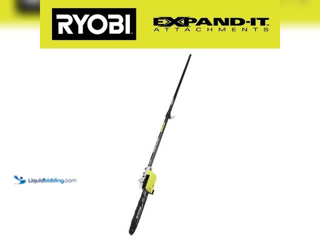 Lot 49-5452257 - RYOBI
EXPAND-IT 10" Pole Saw Attachment Item is Parts and Repair Only blade, does not include batte...