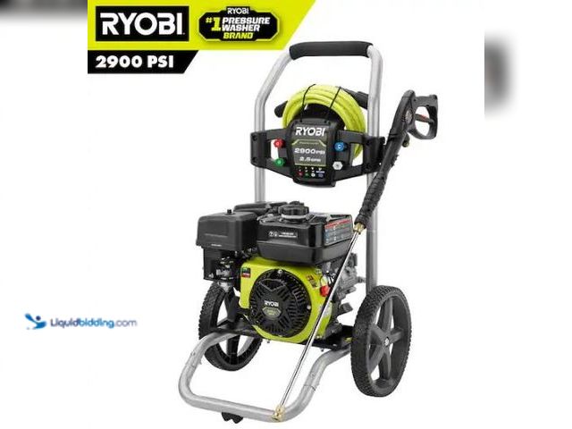Lot 49-3432066 - RYOBI 2900 PSI 2.5 GPM Cold Water Gas Pressure Washer with 212cc Engine, Model # RY802925, Used, Has...