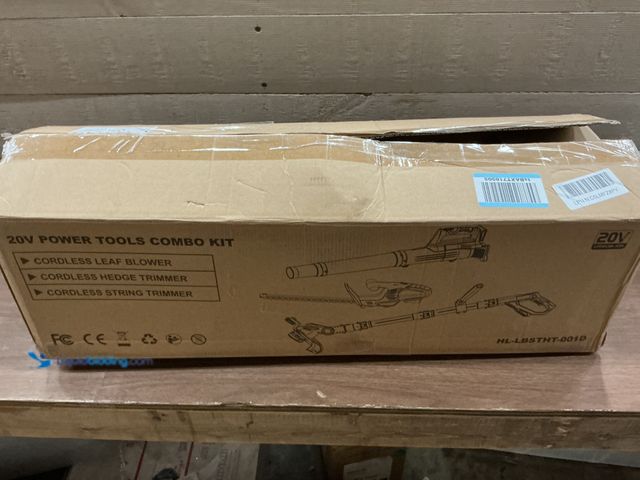 Lot 49-5409740 - 20v Cordless Hedge Trimmer+String Trimmer+Leaf Blower Combo used (no battery or charger) (no factory...
