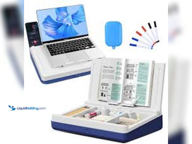 Lot 49-5437344 - Lap Desk with Storage Cushion - Washable Portable Writing Lap Desk for Laptop with iPad Slot Magneti...