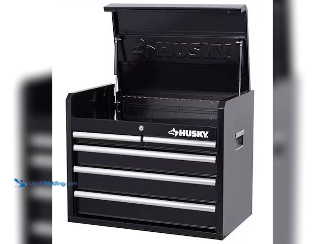 Lot 49-5470766 - Husky
Tool Storage 26 in. W x 16 in. D 5-Drawer Gloss Black Top Tool Chest Internet # 319376481
Mo...