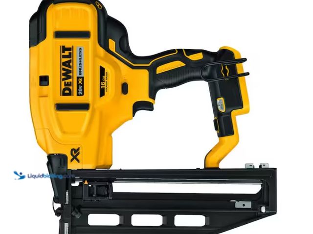 Lot 49-1578359 - DEWALT 20V MAX XR 16-Gauge Lithium-Ion Cordless Finish Nailer (Tool Only), Model # DCN662B, Unused, ...