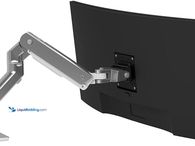 Lot 49-5545022 - Ergotron – HX Premium Heavy Duty Monitor Arm, Single Monitor VESA Desk Mount – for Flat or Slight Cu...