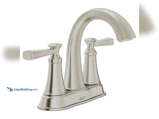 Lot 49-5463180 - American Standard
Rumson 4 in. Centerset 2-Handle Bathroom Faucet in Brushed Nickel (box damage) Un...