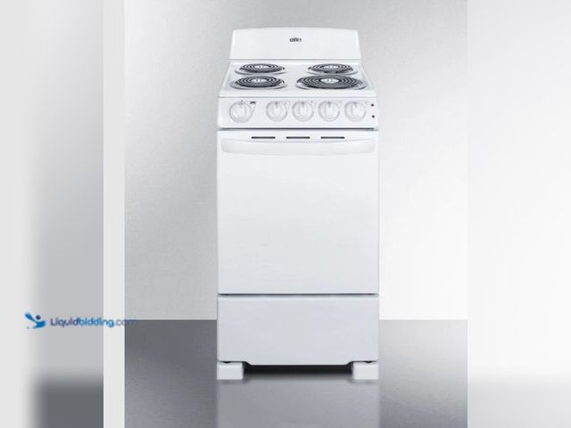 Lot 49-5453691 - 20 Inch Freestanding Electric Range with 4 Coil Elements, 2.3 cu. ft. Capacity, Waist-High Broiler, ...