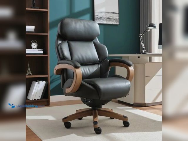 Lot 49-3549308 - Henredon Adrano Big & Tall Executive Office Chair. Item 1913607 | Model 60083-BLK. Unused with hardw...
