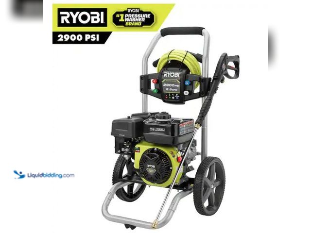 Lot 49-2020863 - RYOBI 2900 PSI 2.5 GPM Cold Water Gas Pressure Washer with 212cc Engine, Model # RY802925. MSRP: $32...