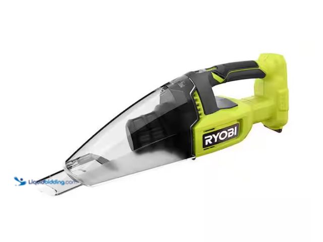 Lot 49-1574821 - RYOBI ONE+ 18V Cordless Multi-Surface Handheld Vacuum (Tool Only), Model # PCL705B, Unused, No batte...