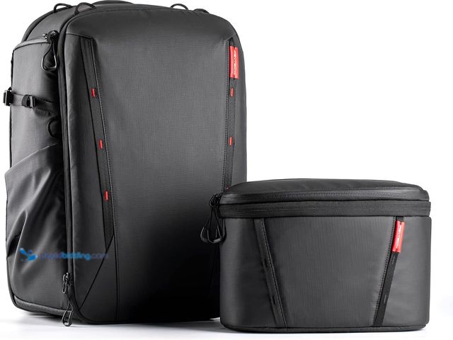 Lot 49-5414222 - PGYTECH OneMo 2 25L-33L Camera Backpack with Shoulder Bag for Photographers, Waterproof Large Camera...