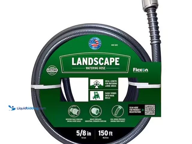 Lot 49-1568492 - Flexon 5/8 in. Dia x 150 ft. Supreme Duty Water Hose Model # SD58150HD, Unused  Ref#SR1230
