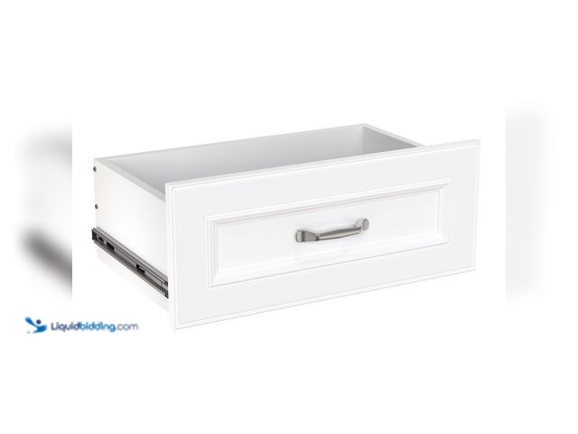 Lot 49-5453478 - ClosetMaid Impressions 22 in. W x 9 in. H White Wood Drawer Kit for 25 in. W Impressions Tower. [Mod...