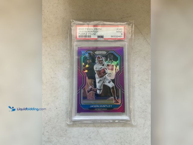 Lot 49-5515061 - Other WOW GRADED CARD!! 2020 PANINI PRIZM JASON HUNTLEY #360 PURPLE PRIZM PSA GRADED 9 MINT