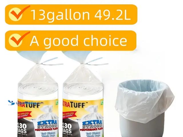 Lot 49-1816654 - New 13 Gallon 49.2L Plastic Garbage Bags (260 Bags)