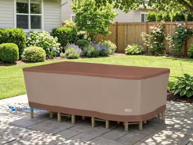 Lot 49-2022257 - Classic Accessories Duck covers Ultimate 90 in. L x 60 in. W x 32 in. H Rectangular/Oval Table and C...