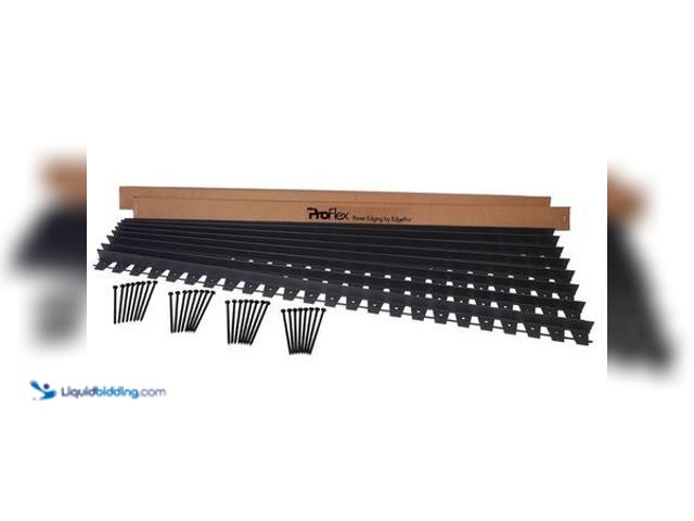 Lot 49-5548764 - ProFlex 48 ft. Paver Edging Project Kit in Black Model # 1260HD-48C UNUSED.
