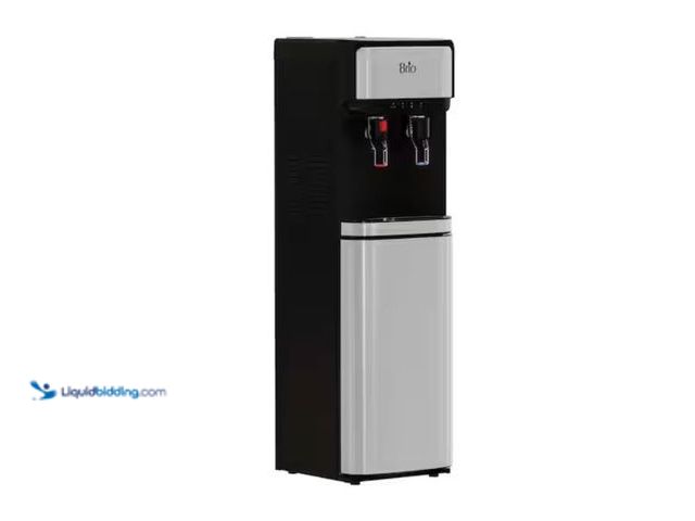 Lot 49-1632126 - Brio Bottom-Load Water Cooler Dispenser Hot and Cold, Child Lock, LED Lights w/Empty Bottle Alert, S...