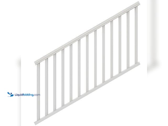 Lot 49-5556902 - Veranda
Traditional 6 ft. x 36 in. (Actual Size: 67-3/4 x 33 1/4" in.) White PolyComposite Vinyl St...