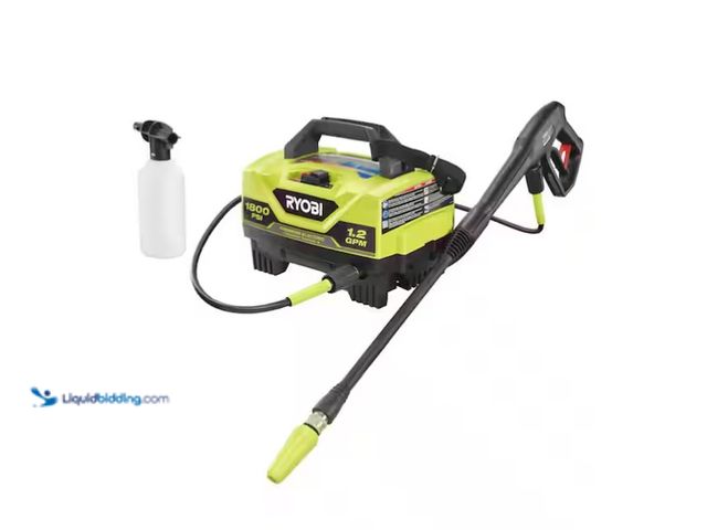 Lot 49-1548506 - RYOBI 15 Amp Corded 10 in. Job Site Table Saw with Rolling Stand Model # RY141802, Used  Ref#HDSR114