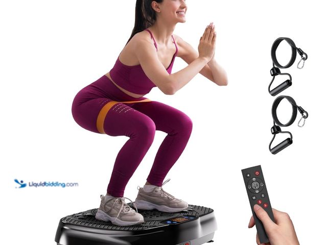 Lot 49-3481746 - TiSSCARE Vibration Plate Exercise Machine: Weight Loss and Lymphatic Drainage Vibrating Plates, Whol...