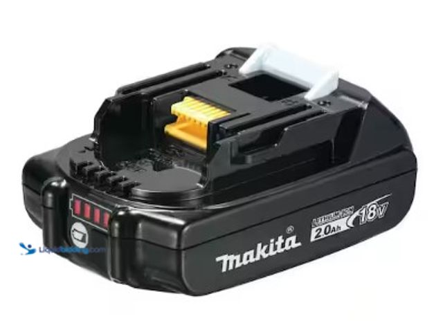 Lot 49-3615686 - Makita 18V LXT Lithium-Ion Compact Battery Pack 2.0Ah with Fuel Gauge, Model # BL1820B, Slightly use...