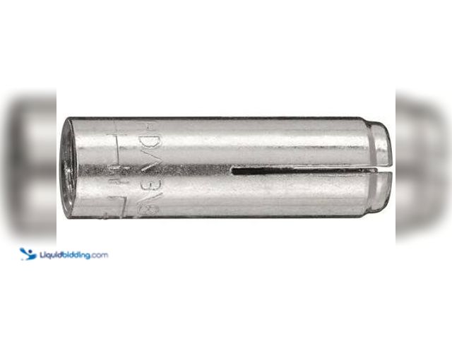 Lot 49-5572200 - QTY 2 - Hilti 3/8 in. x 1.56 in. HDV Flush Carbon Steel Zinc Plated Drop In Anchor (20-Pack). Model ...
