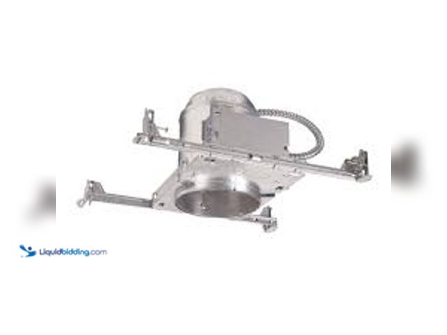 Lot 49-5407281 - HALO H7 6 in. Aluminum Recessed Lighting Housing for New Construction Ceiling, Insulation Contact. M...