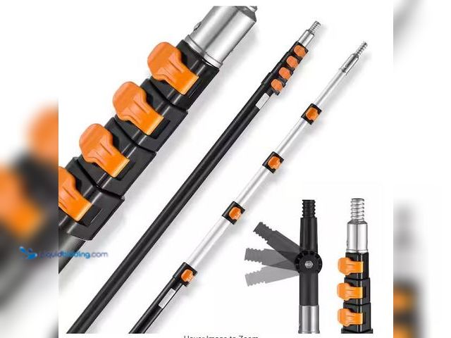 Lot 49-3539056 - SKYSHALO
STelescoping Pole, 7 to 30 ft. Pole, Extension Multi-Purpose Pole, Sturdy Aluminum Alloy P...