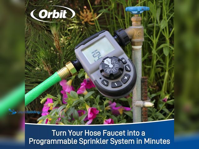 Lot 49-5413891 - Orbit
1-Outlet Programmable Hose Watering Timer Sprinkler Timer UNUSED