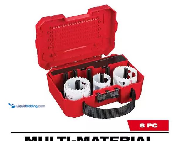 Lot 49-5551429 - Milwaukee
Hole Dozer Bi-Metal Hole Saw Kit (8-Piece), Unused